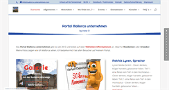 Desktop Screenshot of mallorca-unternehmen.com