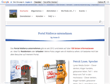 Tablet Screenshot of mallorca-unternehmen.com